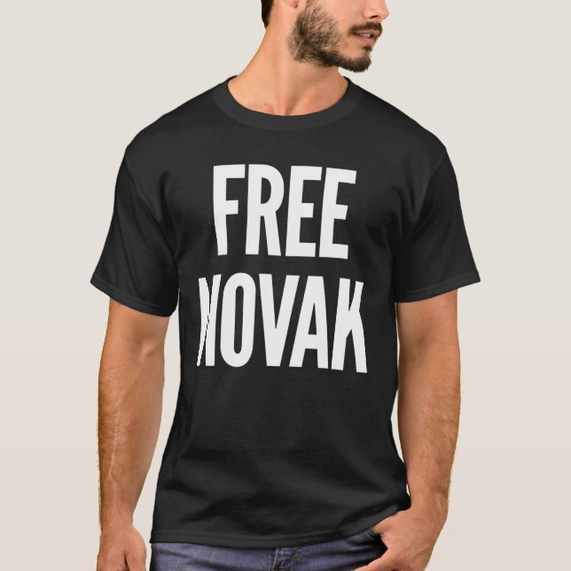Camiseta Free Novak (Frente)