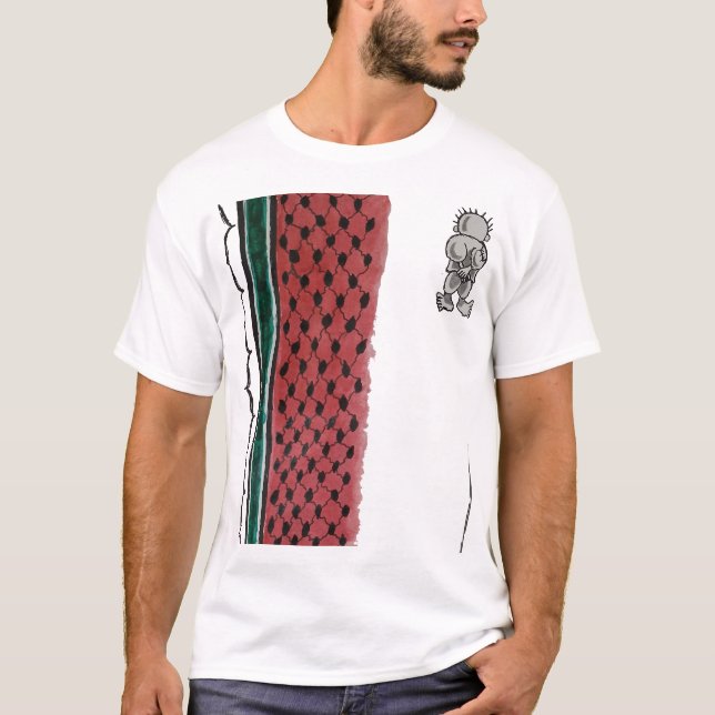 Camiseta Free palastine.. (Frente)