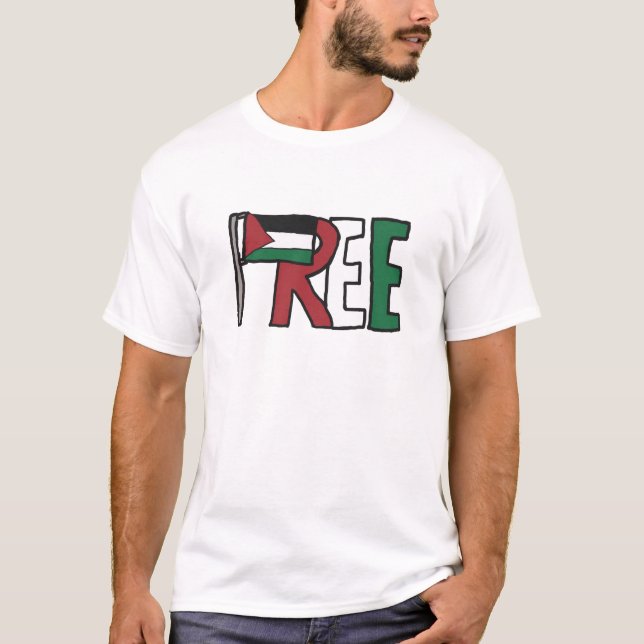 Camiseta Free Palestine (Frente)