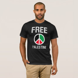 Camiseta Free Palestine - Sinal de paz em Gaza