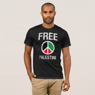 Camiseta Free Palestine - Sinal de paz em Gaza