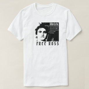 Camiseta Free Ross Ulbricht Silk Road Marketplace Bitcoin