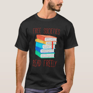 Camiseta Free Socities Read Freely Classics Fan Bibliophil