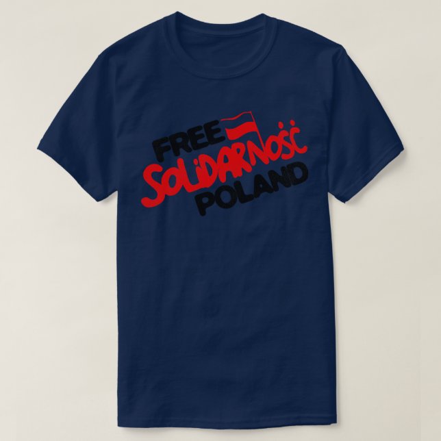 Camiseta Free Solidarnosc Polônia (Frente do Design)