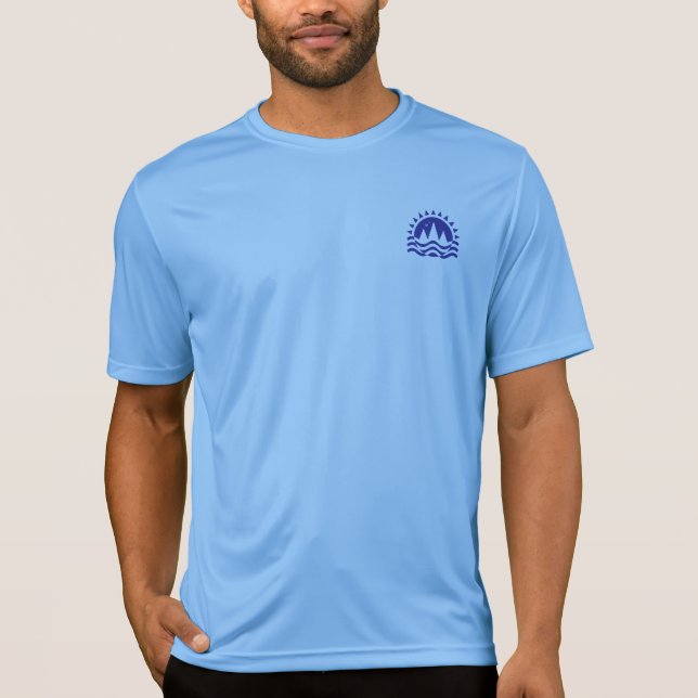 Camiseta Free Spirit Explorer Emblem Blue Lifestyle T-Shirt (Frente)