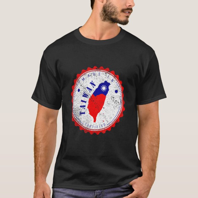 Camiseta Free Taiwan Flag Safe Keep Independent I Love (Frente)