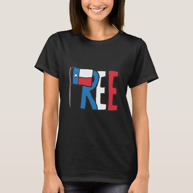 Camiseta Free Texas Texit (Frente)