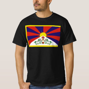Camiseta Free Tibet Flag – Tibetan Flag Buddhism