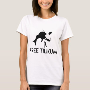 Camiseta Free Tilikum Salve a Baleia Assassina de Orca