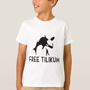 Camiseta Free Tilikum Salve a Baleia Assassina de Orca