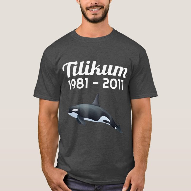 Camiseta Free Tilikum Salve a Baleia Assassina de Orca (Frente)