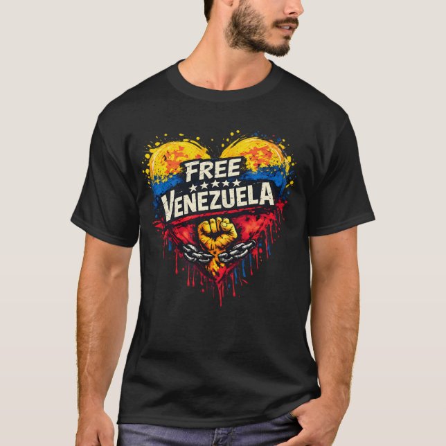 Camiseta Free Venezuela (Frente)