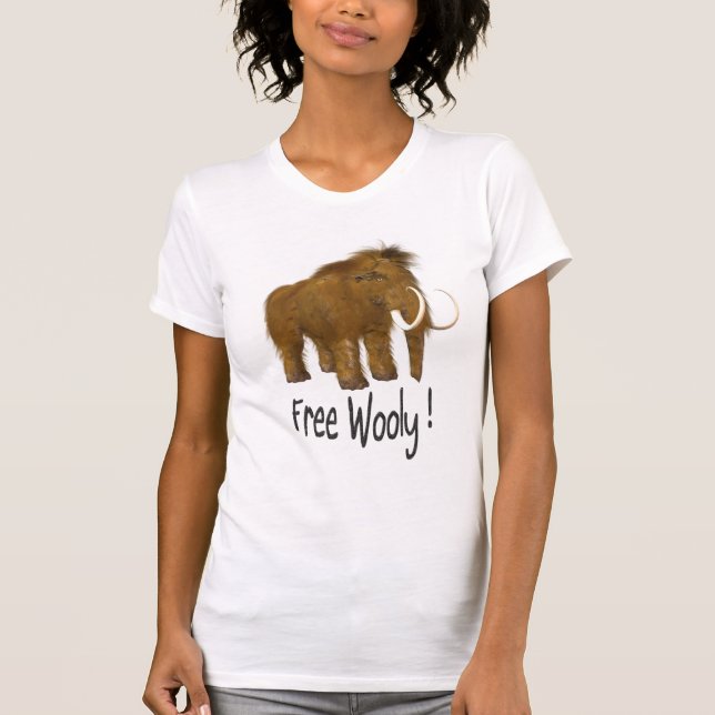 Camiseta "Free Wooly" Wooly Mammoth (Frente)