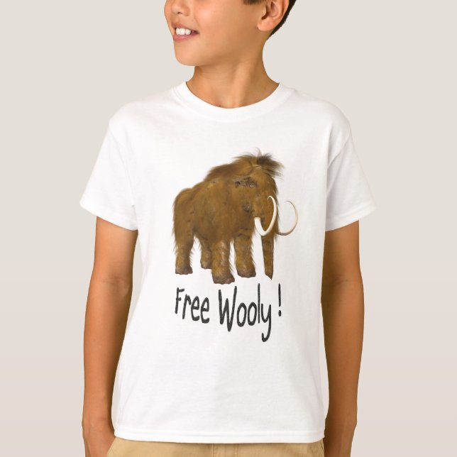 Camiseta "Free Wooly" Wooly Mammoth (Frente)