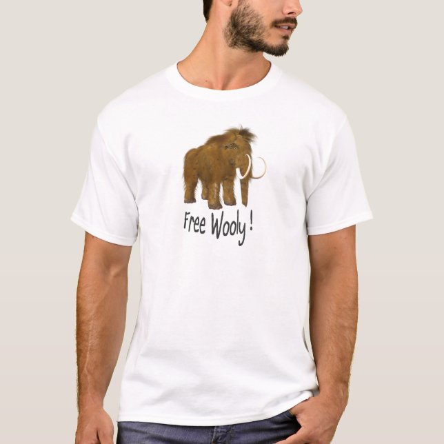 Camiseta "Free Wooly" Wooly Mammoth (Frente)