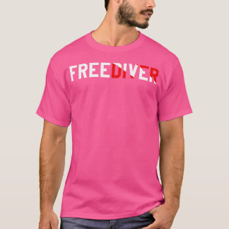 Camiseta Freediver Dive Flag Freediving
