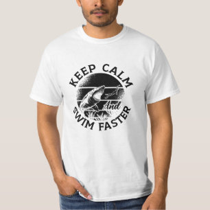 Camiseta Freediver Mantenha Calma E Natação Mais Rápido