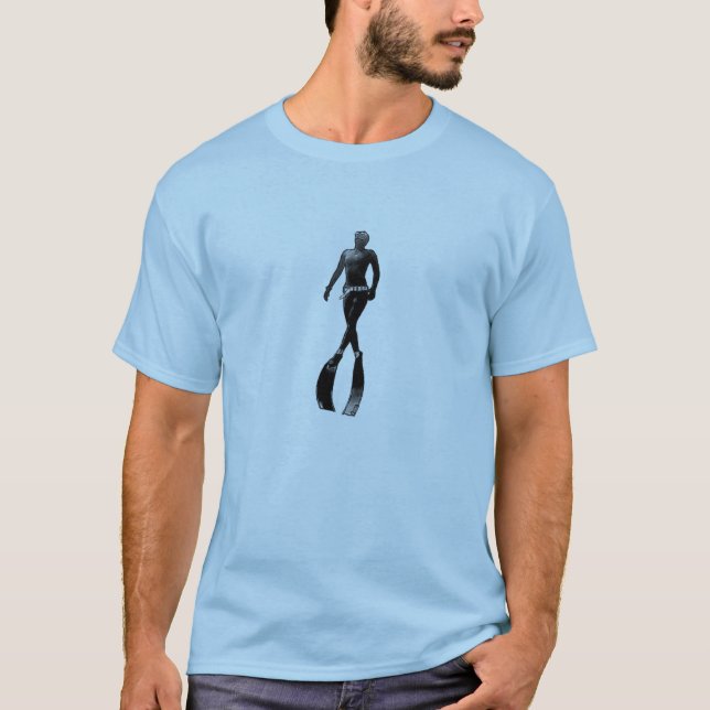 Camiseta Freediver - orgânico. Vário (homens) (Frente)
