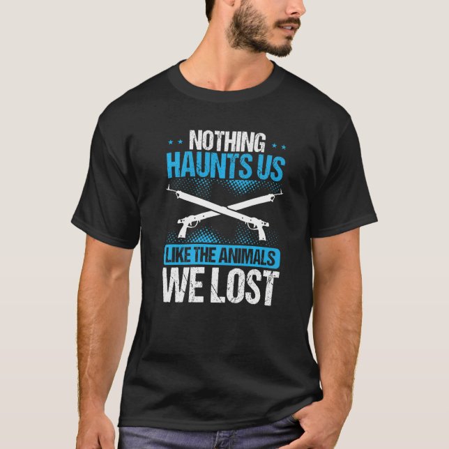Camiseta Freediving Nothing haunts us Spearfisher Spearfish (Frente)