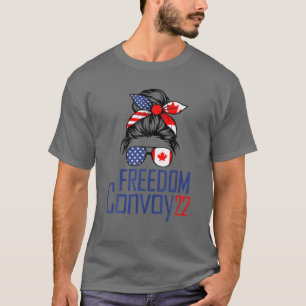 Camiseta Freedom Convoy 2022 Support I Support Canadian T