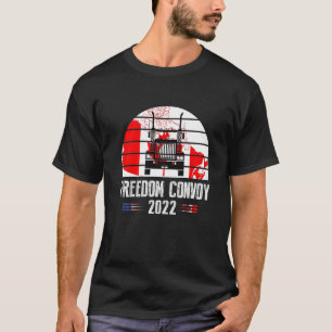 Camiseta Freedom Convoy 2022 Support I Support Canadian T