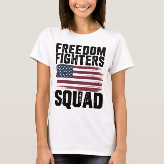 Camiseta Freedom Fighters Squad 1776 Flag - EUA Independenc