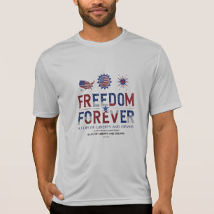 Camiseta Freedom Forever - Bold USA Sport Tee for Liberty,