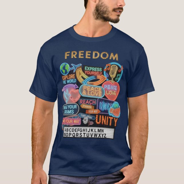 Camiseta Freedom Illuminated (Frente)