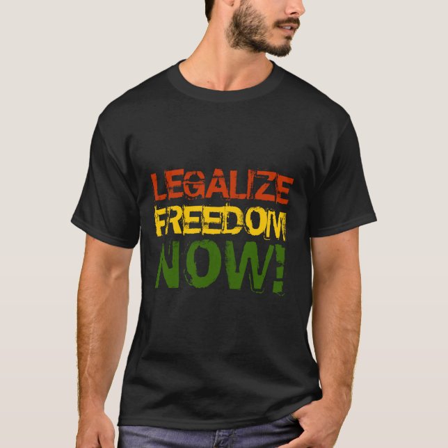 CAMISETA FREEDOM LEGALIZE (Frente)