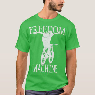 Camiseta Freedom Machine Biking Biker Cycle