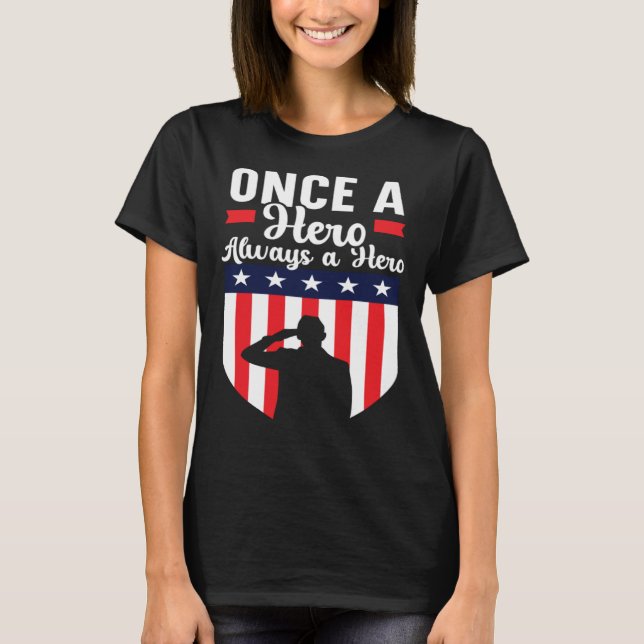 Camiseta Freedom Patriotic Veteran USA Flag American Memori (Frente)