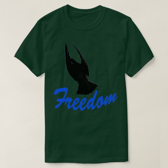 Camiseta freedom pigeon (Frente do Design)