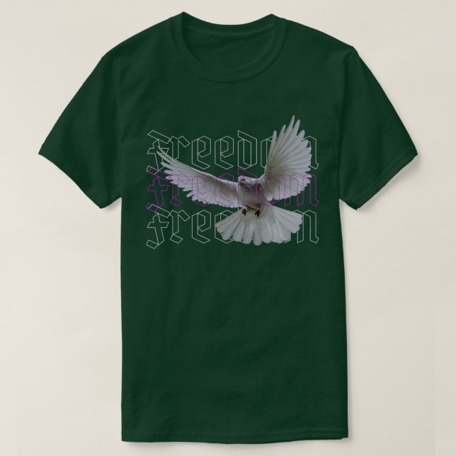 Camiseta Freedom Pigeon 4 (Frente do Design)