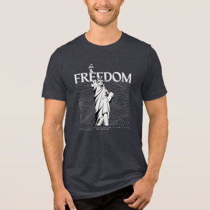 Camiseta Freedom Statue V2 – Deslocar Liberdade De