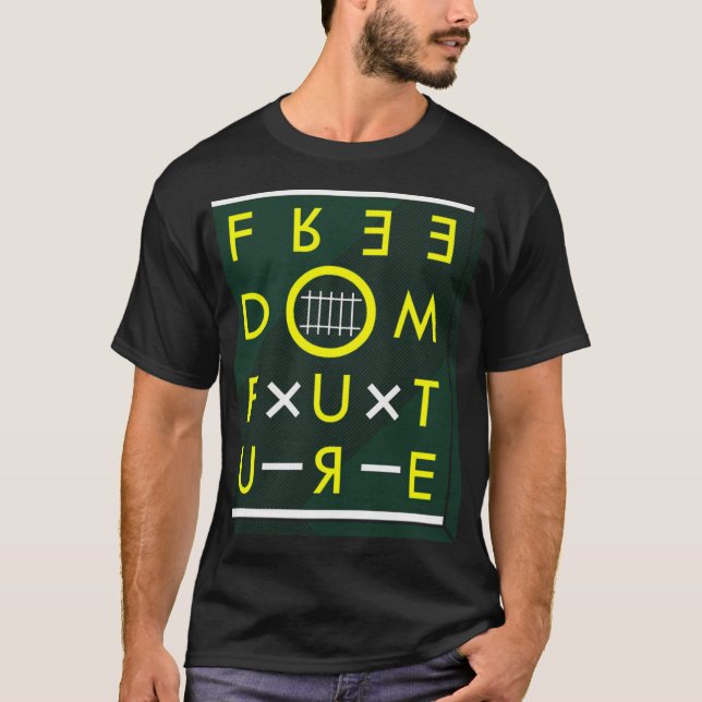 Camiseta Freedom text (Frente)
