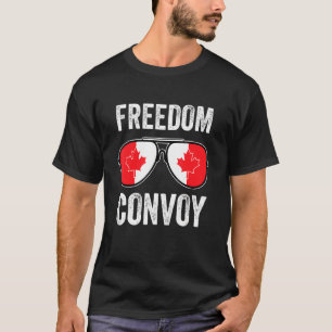 Camiseta Freedom Transport 2022 Canadian Flag Sunglass