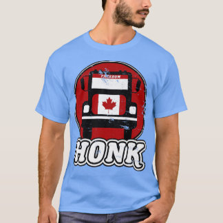 CAMISETA FREEDOM TRUCK CONVOY STRONG FREE CANADIAN MAPLE LE