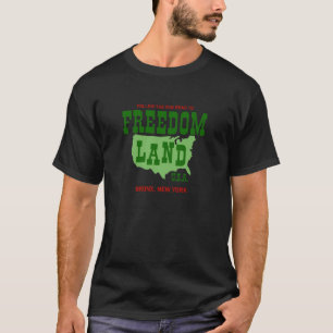 Camiseta Freedomland EUA Parque de Diversões Retro Bronx NY