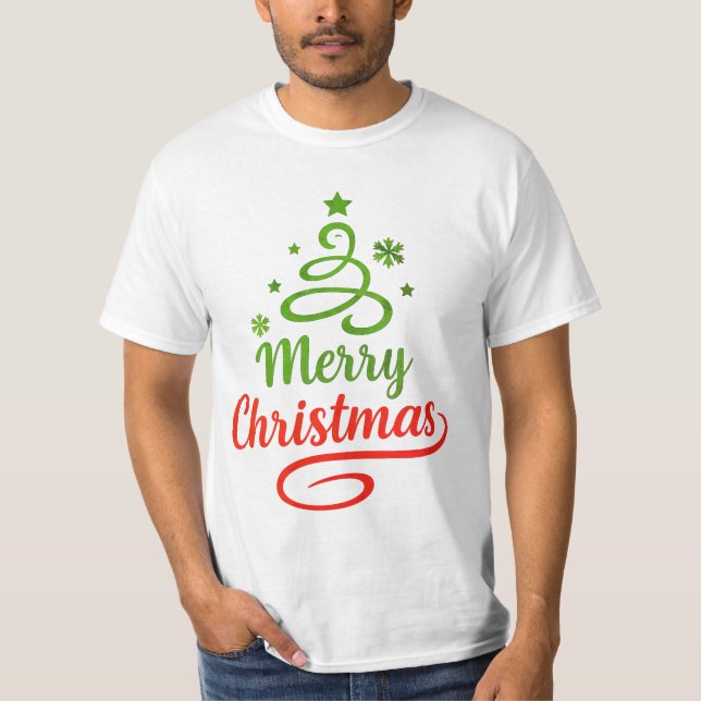 Camiseta Freefit Merry Christmas Men’s Value Tee 🎄 | Custo (Frente)