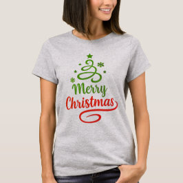 Camiseta Freefit Merry Christmas Tee | Women’s Holiday Cot 