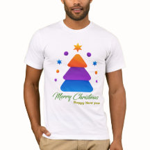 Camiseta Freefit Merry Christmas Tree Bella+Canvas