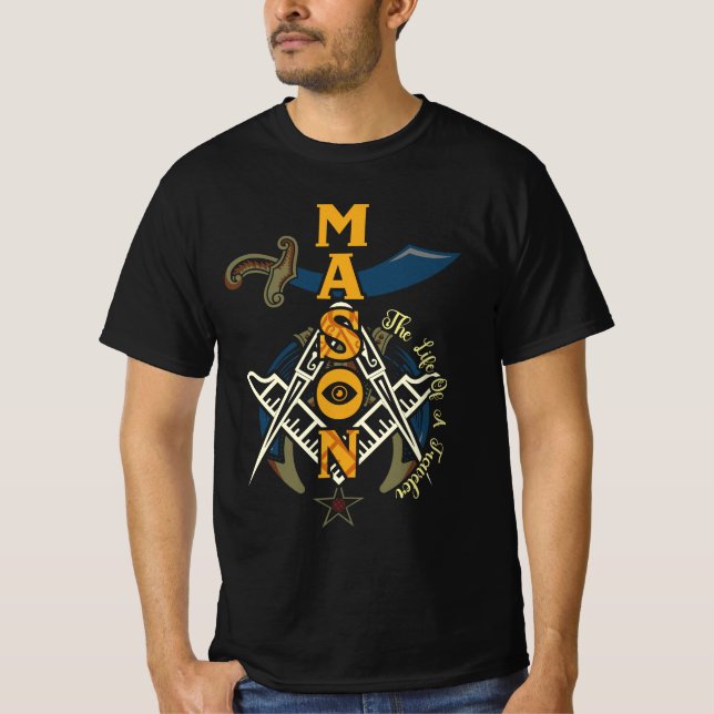Camiseta Freemason Christmas Noble Shriner Mason The Life O (Frente)