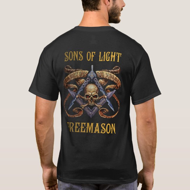Camiseta Freemason - FILHOS DE Cristo LUMINOSO (Verso)