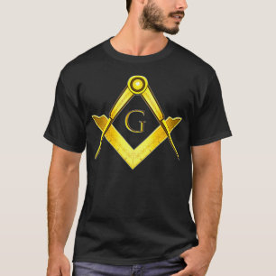 Camiseta Freemason Symbol Square & Compass Grand Lodge Maso