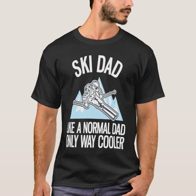 Camiseta Freeriding Alpine Skiing Ski Dad  2 (Frente)