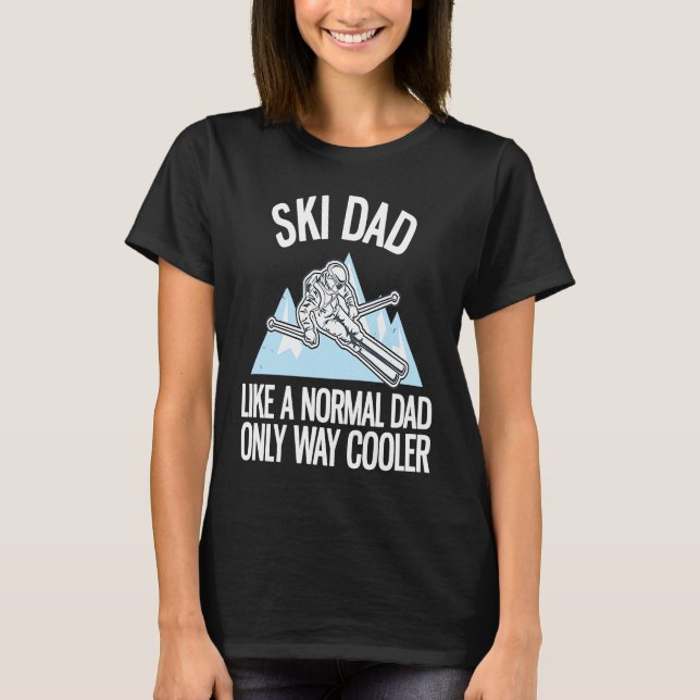 Camiseta Freeriding Alpine Skiing Ski Dad  2 (Frente)