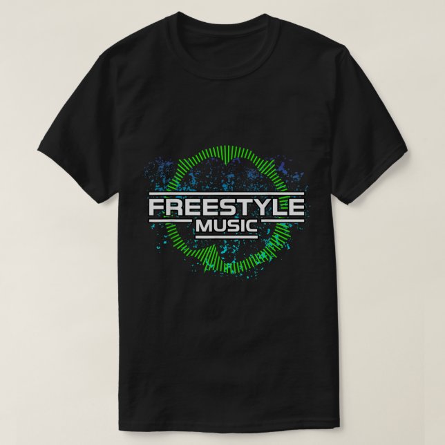 Camiseta Freestyle Music Dance Eletro (Frente do Design)