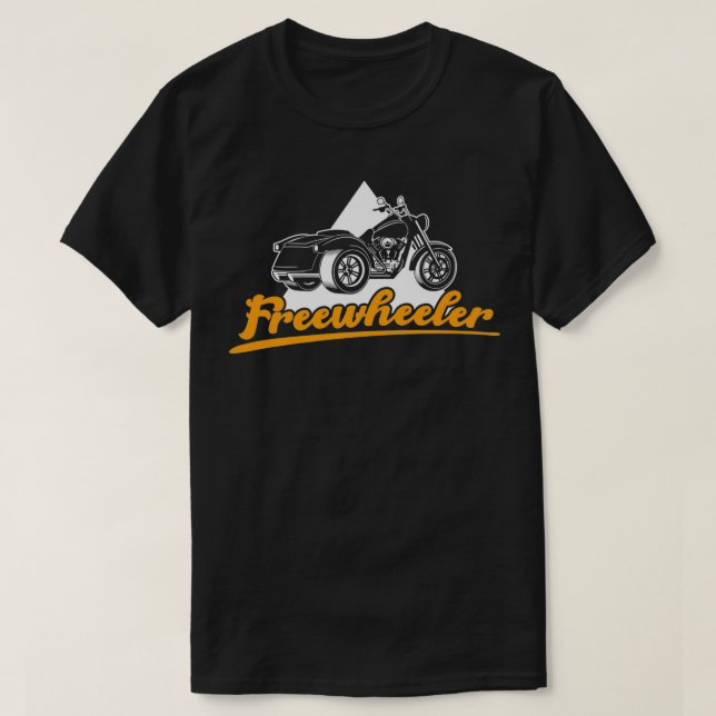 Camiseta Freewheeler Trike Rider Tricycle Triker Trikes Mot (Frente do Design)