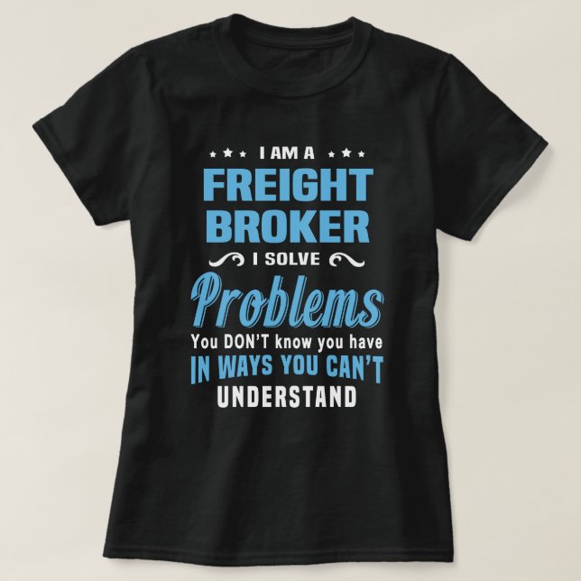 Camiseta Freight Broker (Frente do Design)