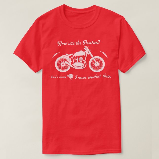 Camiseta freio nunca (Frente do Design)